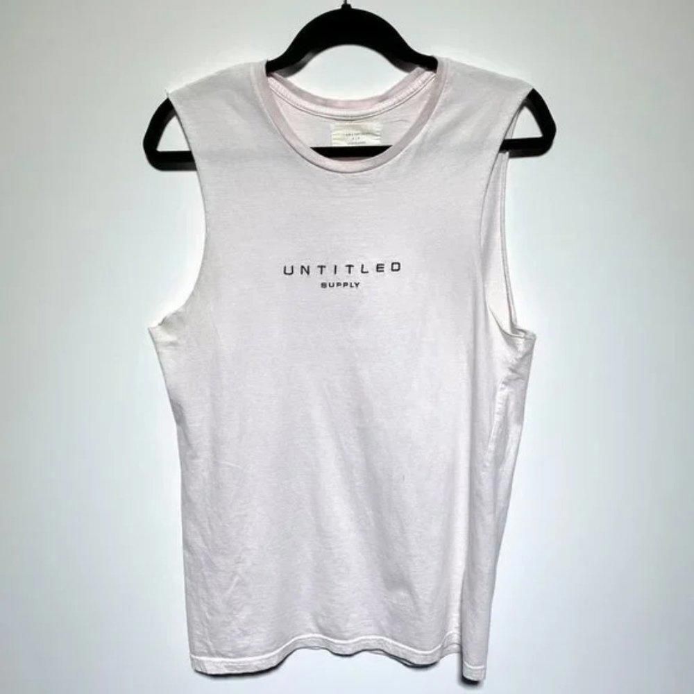 T-Bar X Cotton On Pink Sleeveless United‎ Supply Tee Size S
